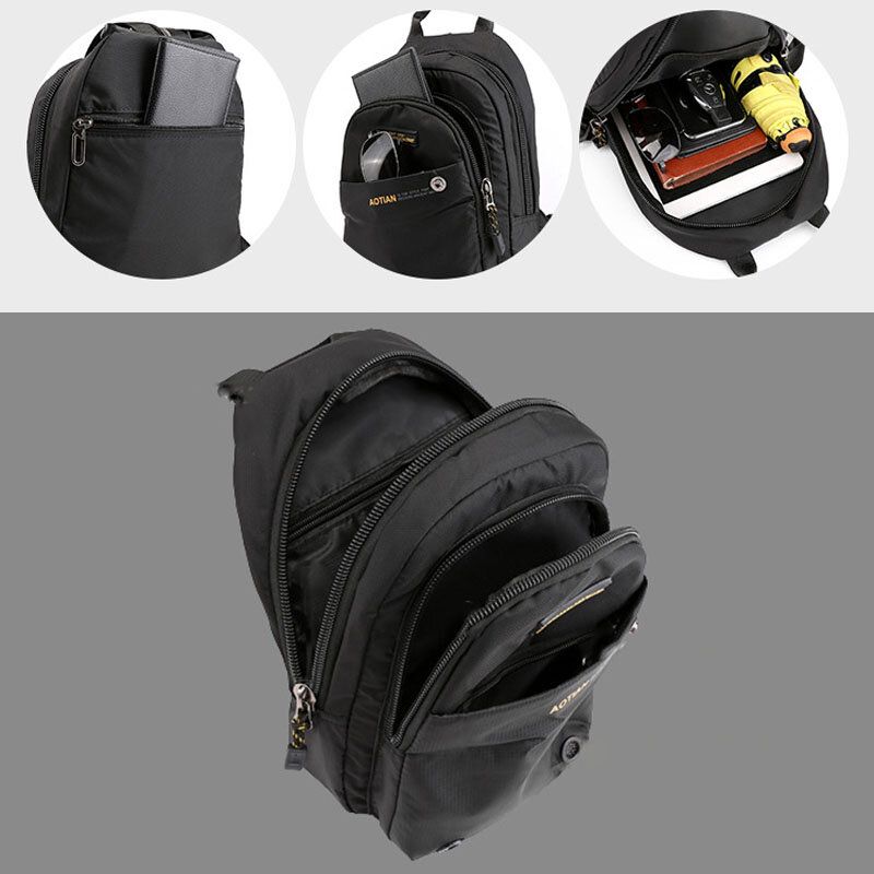 Mochila Multifuncional Para Hombres Mochila Impermeable Para Múltiples Cargas Con Bandolera