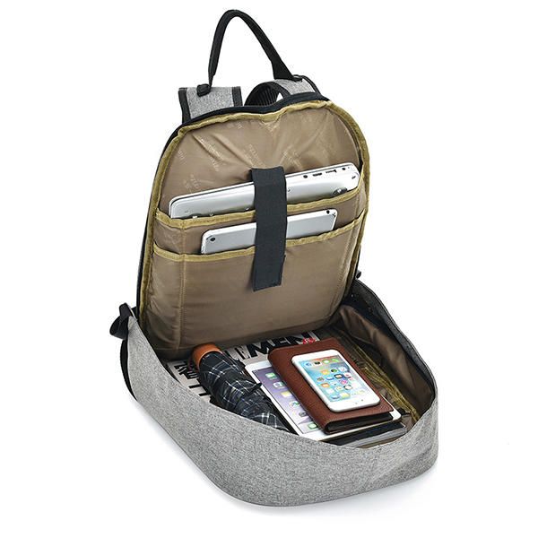 Mochila Multifuncional Para Portátil De 15.6 ″ Con Carga Usb Para Hombres