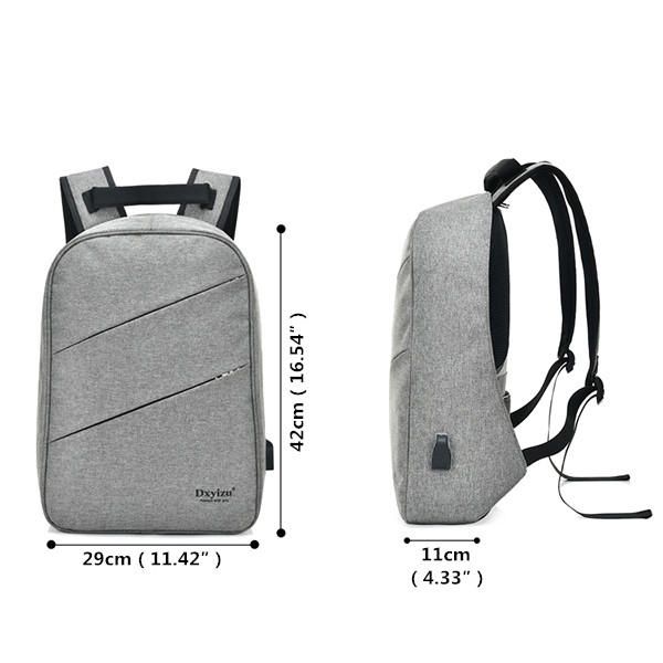 Mochila Multifuncional Para Portátil De 15.6 ″ Con Carga Usb Para Hombres