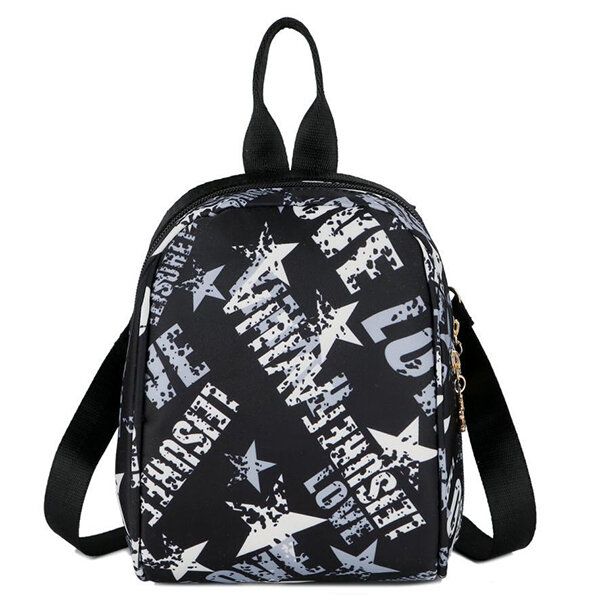 Mochila Oxford Con Estampado De Moda Para Mujer