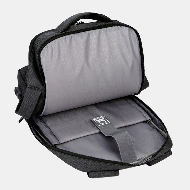 Mochila Oxford Para Hombre De 15.6 Pulgadas Con Carga Usb Para Ordenador Portátil De Negocios