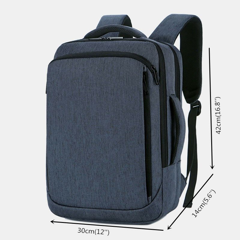 Mochila Oxford Para Hombre De 15.6 Pulgadas Con Carga Usb Para Ordenador Portátil De Negocios