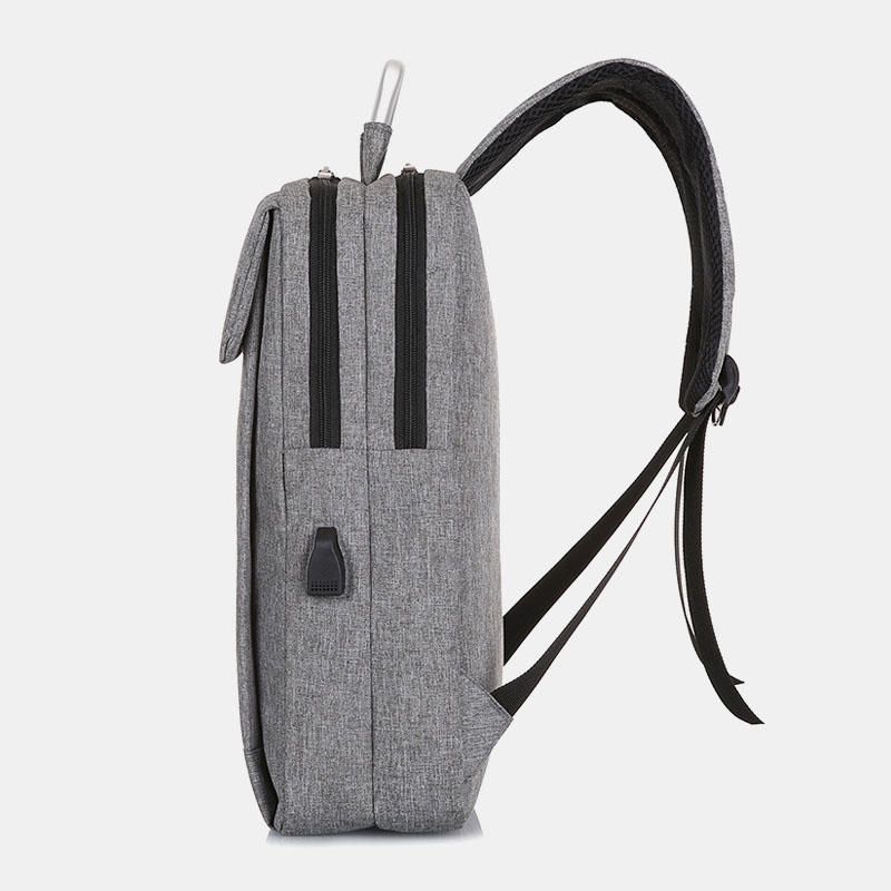 Mochila Para Computadora Usb De Gran Capacidad Para Hombres Y Mujeres