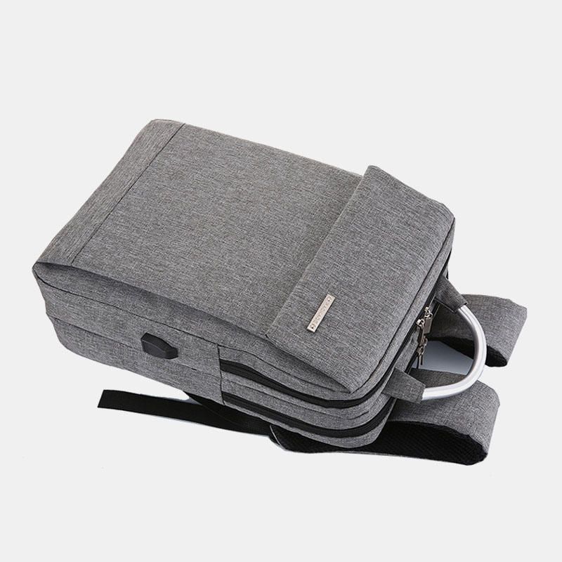 Mochila Para Computadora Usb De Gran Capacidad Para Hombres Y Mujeres