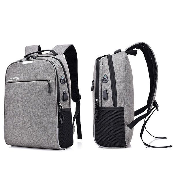 Mochila Para Portátil Con Carga Usb Antirrobo Con Bloqueo Codificado Para Hombres