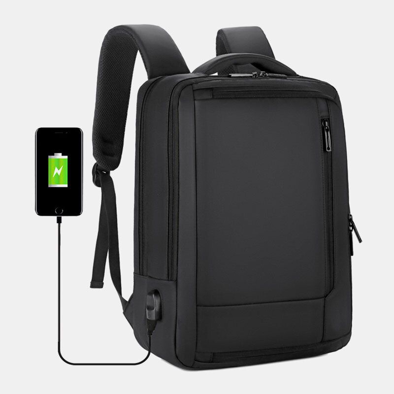 Mochila Para Portátil De Negocios Con Carga Usb De 15.6 Pulgadas Para Hombres