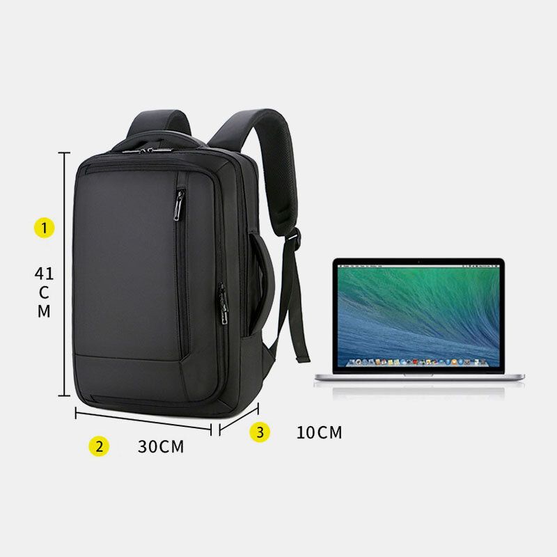 Mochila Para Portátil De Negocios Con Carga Usb De 15.6 Pulgadas Para Hombres