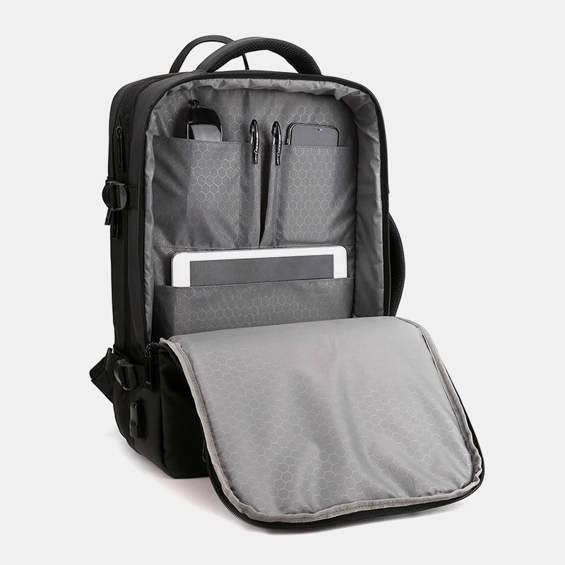 Mochila Para Portátil De Negocios De Gran Capacidad Y Capacidad Escalable Para Hombres