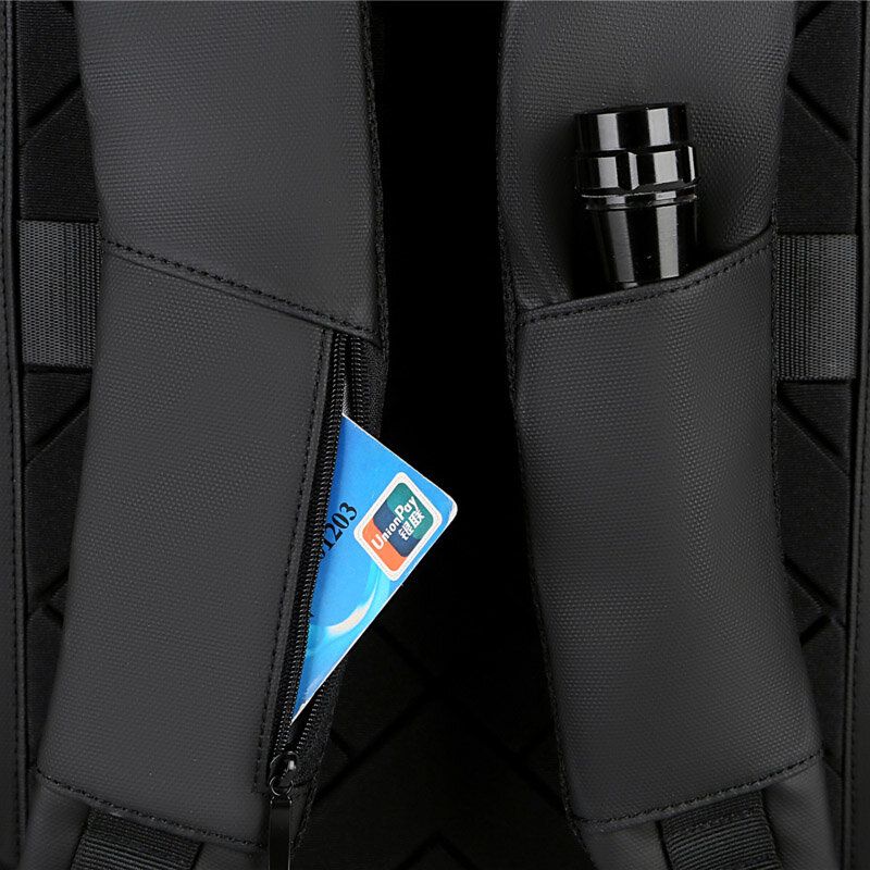 Mochila Para Portátil De Negocios Impermeable Con Carga Usb De 15.6 Pulgadas Para Hombres