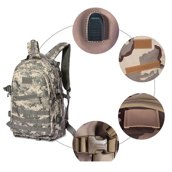 Mochila Táctica De Camuflaje Al Aire Libre Mochila De Viaje Bolso De Hombro Para Hombres