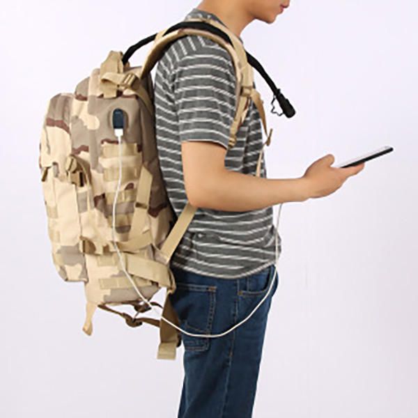 Mochila Táctica De Camuflaje Al Aire Libre Mochila De Viaje Bolso De Hombro Para Hombres