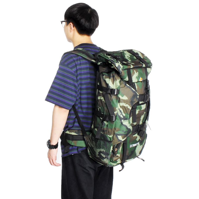 Mochila De Viaje De Camuflaje Plegable De Gran Capacidad Para Hombres