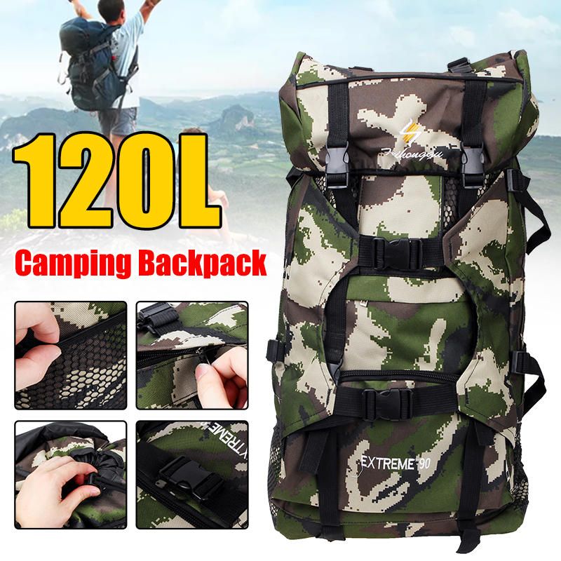 Mochila De Viaje De Camuflaje Plegable De Gran Capacidad Para Hombres