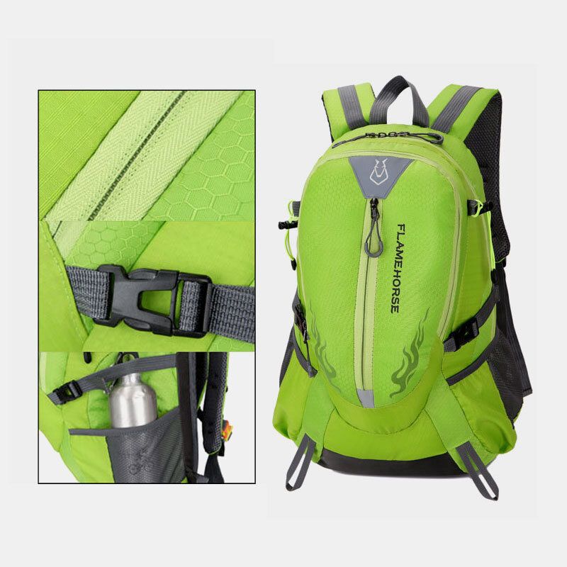 Mochila De Viaje De Escalada Al Aire Libre Impermeable De Tela Oxford Unisex De Gran Capacidad