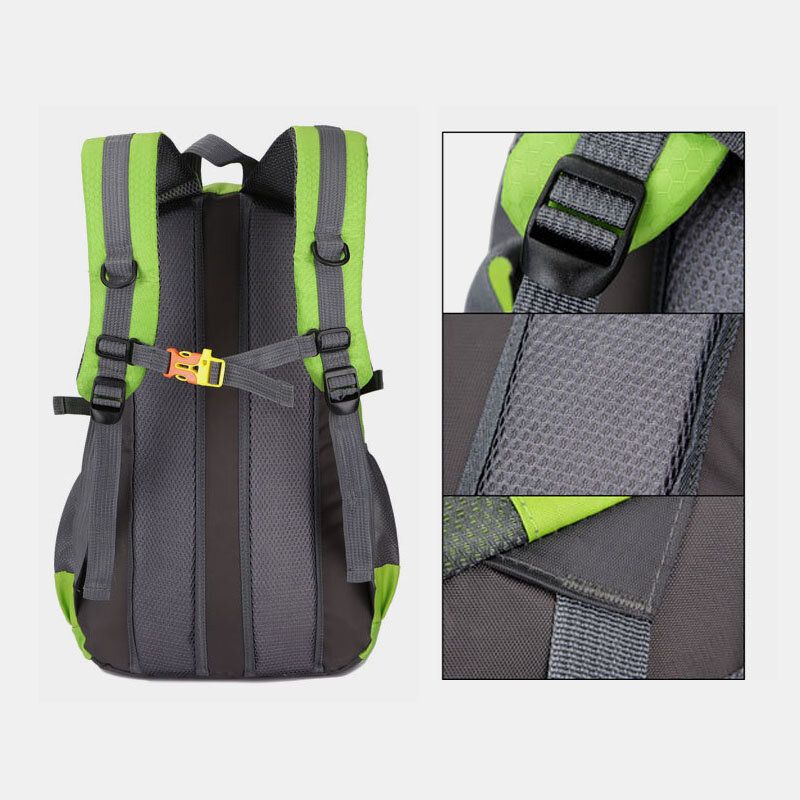 Mochila De Viaje De Escalada Al Aire Libre Impermeable De Tela Oxford Unisex De Gran Capacidad