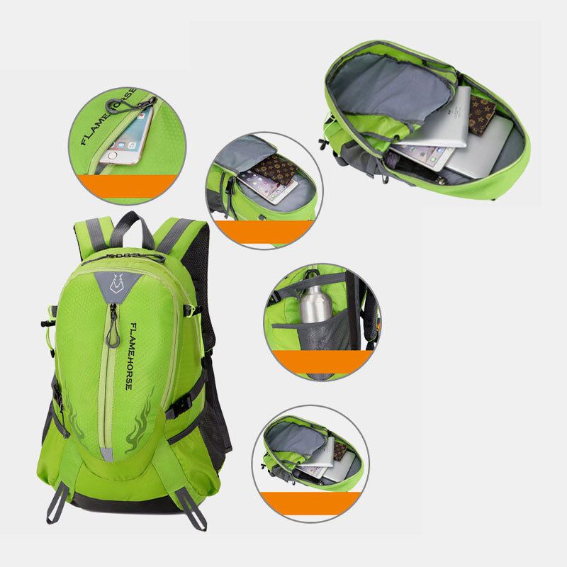 Mochila De Viaje De Escalada Al Aire Libre Impermeable De Tela Oxford Unisex De Gran Capacidad