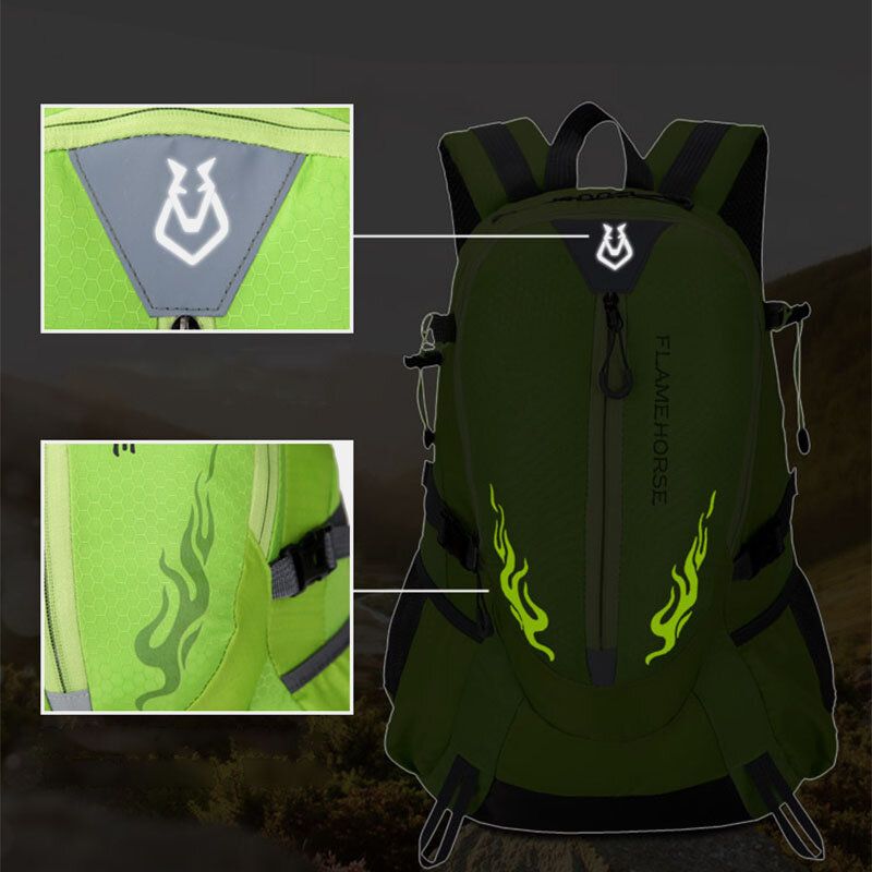 Mochila De Viaje De Escalada Al Aire Libre Impermeable De Tela Oxford Unisex De Gran Capacidad