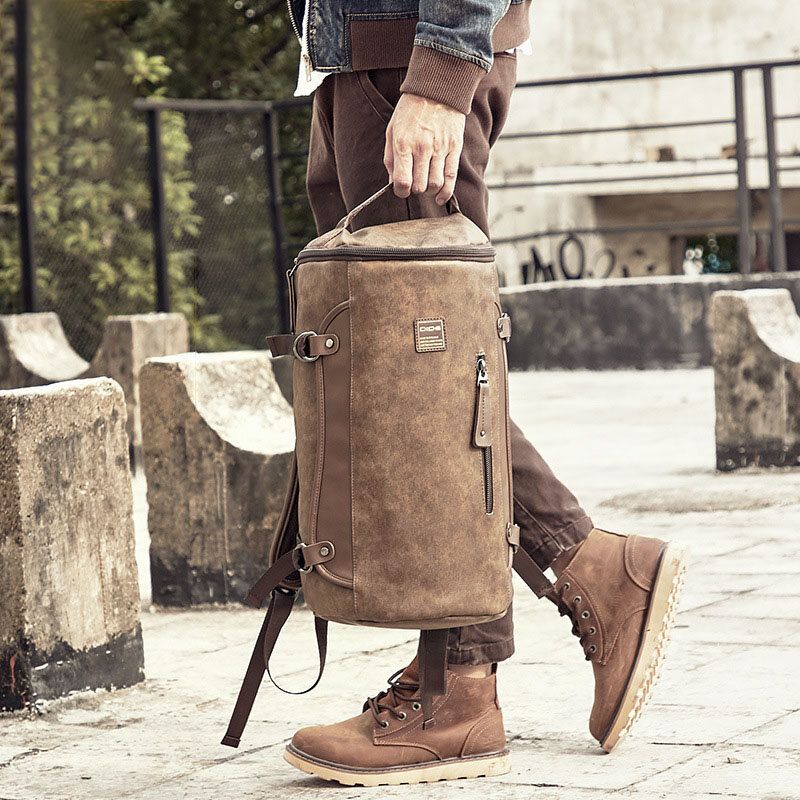 Mochila De Viaje Informal De Gran Capacidad Vintage Para Hombre