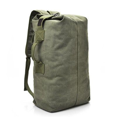 Mochila De Viaje De Lona De Gran Capacidad Para Hombres Bolsa De Viaje Al Aire Libre