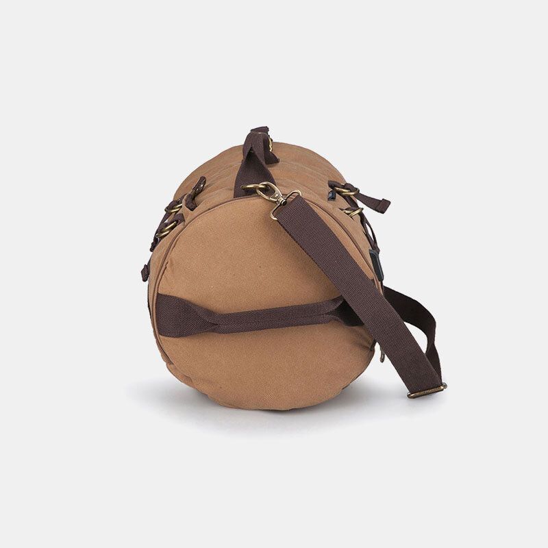 Mochila De Viaje De Lona Para Hombre Multifunción Con Bolso De Carga Usb Bolso Bandolera Bolso Cruzado