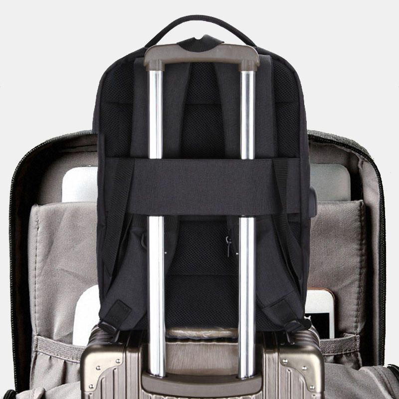 Mochila De Viaje Usb De Gran Capacidad Para Hombres