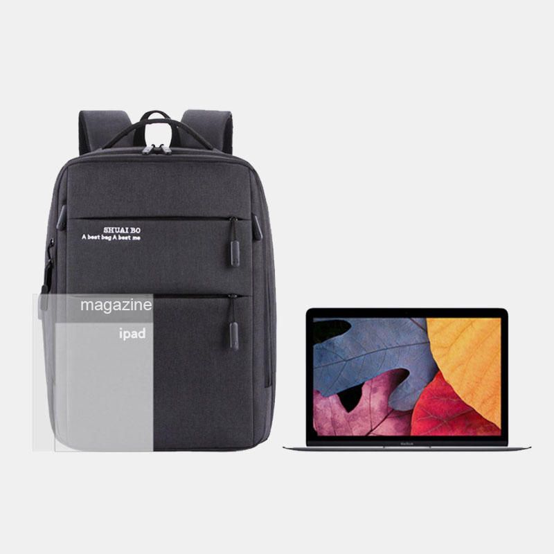 Mochila De Viaje Usb De Gran Capacidad Para Hombres