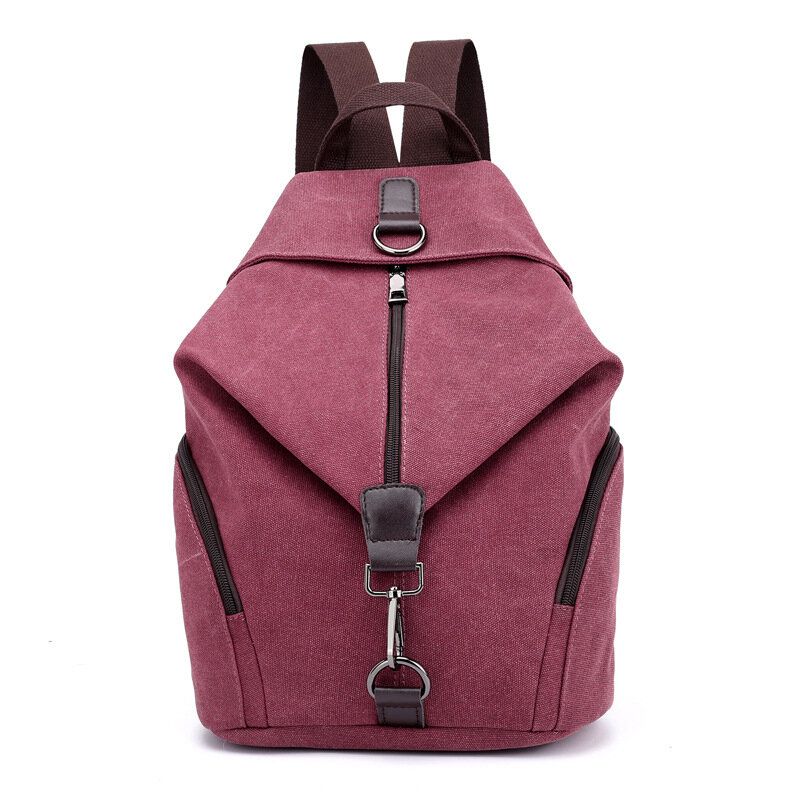 Mochila Vintage De Gran Capacidad Para Mujer Bolso De Hombro Bolso Informal Para Computadora De 14 Pulgadas