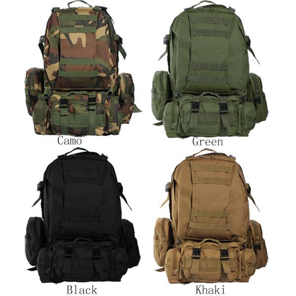 Mochilas Militares De Camuflaje Mochila Táctica Para Exteriores Bolsas De Viaje Para Acampar