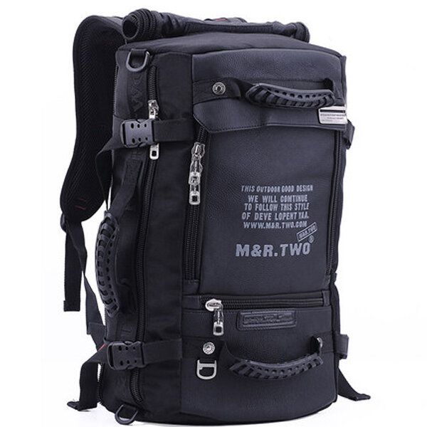 Mrtwo Mochilas Oxford De Nailon Pu De 16 Pulgadas Multiusos Para Acampar De Gran Capacidad Para Hombres