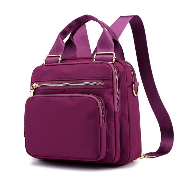 Mujeres Casual Multi Carry Mochila Impermeable Bolso Bandolera