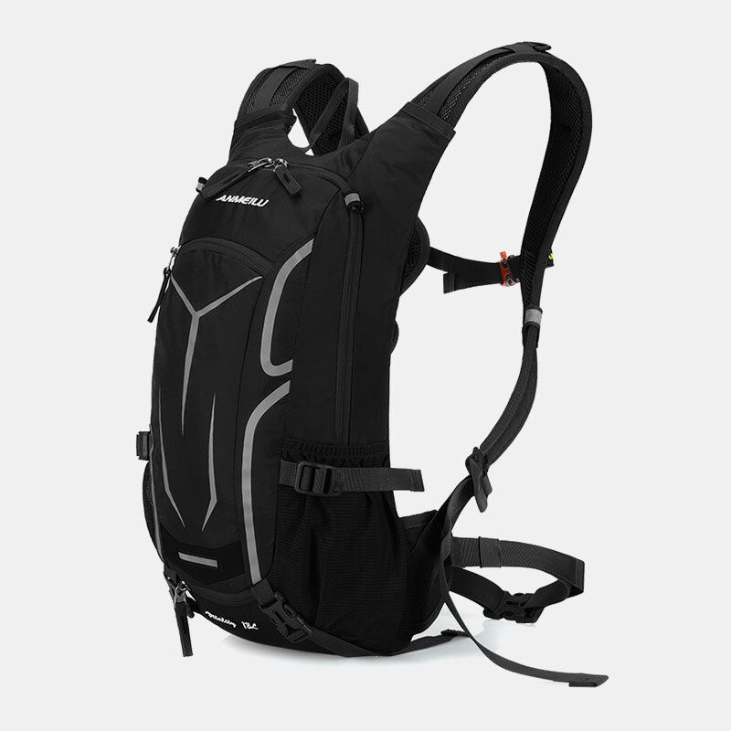 Mujeres Hombres Impermeable Reflectante Ciclismo Correr Al Aire Libre Montañismo Senderismo Mochila Con Bolsa De Red De Bolsillo Para Teléfono Desmontable