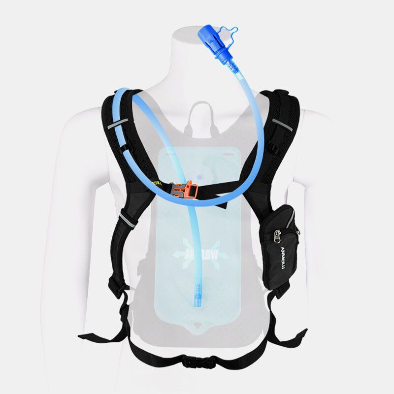 Mujeres Hombres Impermeable Reflectante Ciclismo Correr Al Aire Libre Montañismo Senderismo Mochila Con Bolsa De Red De Bolsillo Para Teléfono Desmontable