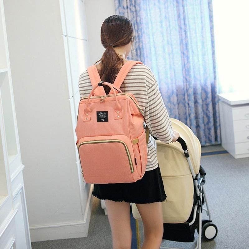 Multifunción Madre Mamá Bebé Alimentación Botella De Agua Bolsa De Lactancia Pañal Bolsa Impermeable Cochecito Mochila Bolsa De Computadora Para Mujeres Viajes Al Aire Libre