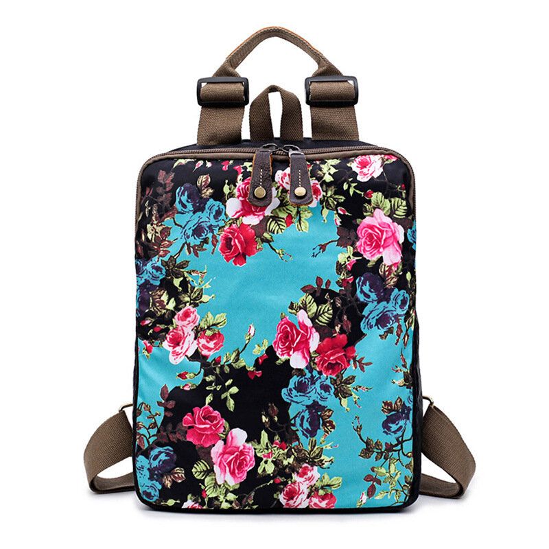 National Flower Handbags Multifuntion Hombro Mochila