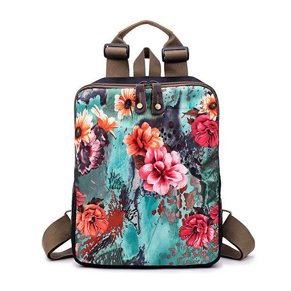 National Flower Handbags Multifuntion Hombro Mochila