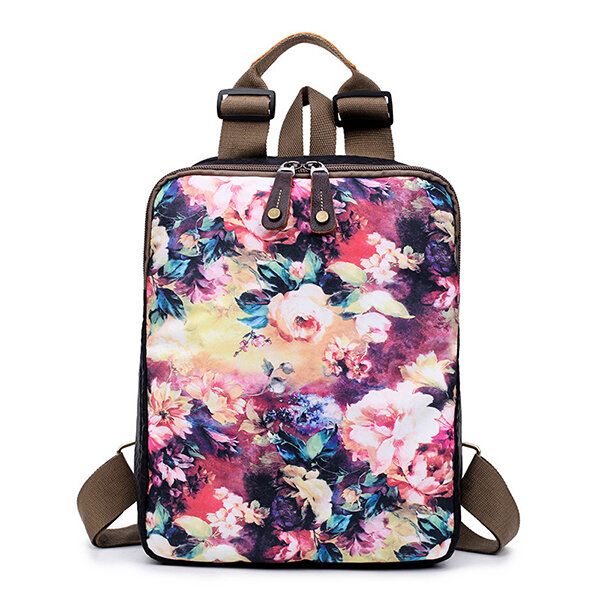 National Flower Handbags Multifuntion Hombro Mochila