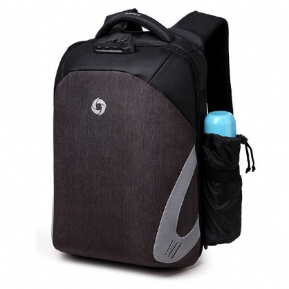 Oxford De Gran Capacidad Con Carga Usb Impermeable 16 Pulgadas Mochila Para Computadora Portátil