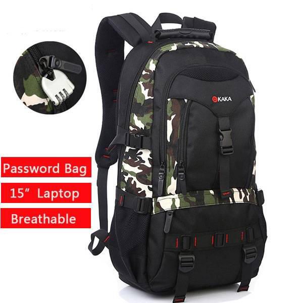 Shtech Mochila Impermeable Mochila De Viaje De Escalada Bolsa 35l Bloqueo Codificado Gratis #2020