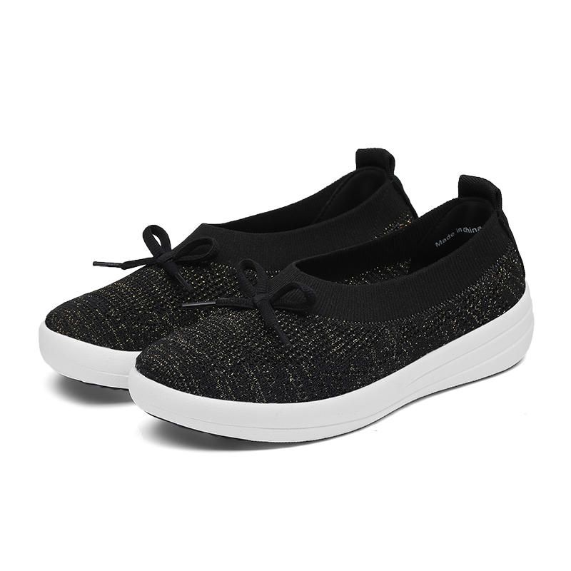 Calzado Casual Atlético Para Mujer Transpirable Tejido Exterior Zapatos Planos