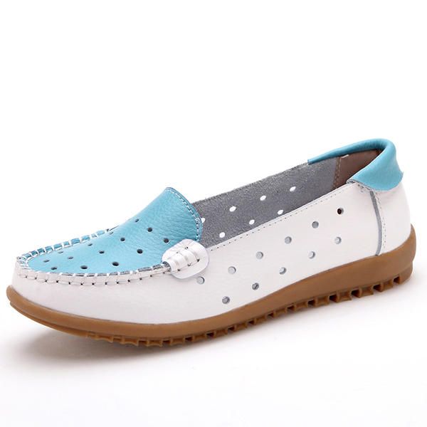 Hollow Out Soft Sole Casual Slip On Flat Mocasines Para Mujer