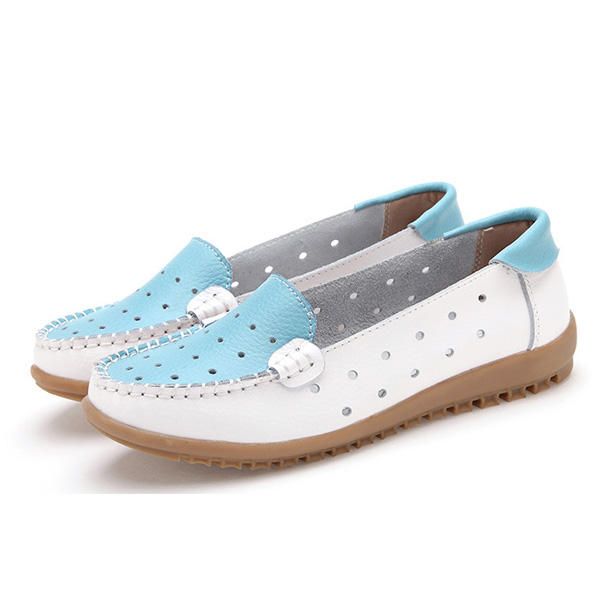 Hollow Out Soft Sole Casual Slip On Flat Mocasines Para Mujer