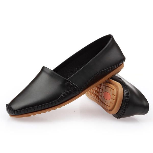 Laides Zapatos Planos Casual Slip On Flats Mocasines De Suela Blanda Mocasines Planos De Punta Redonda