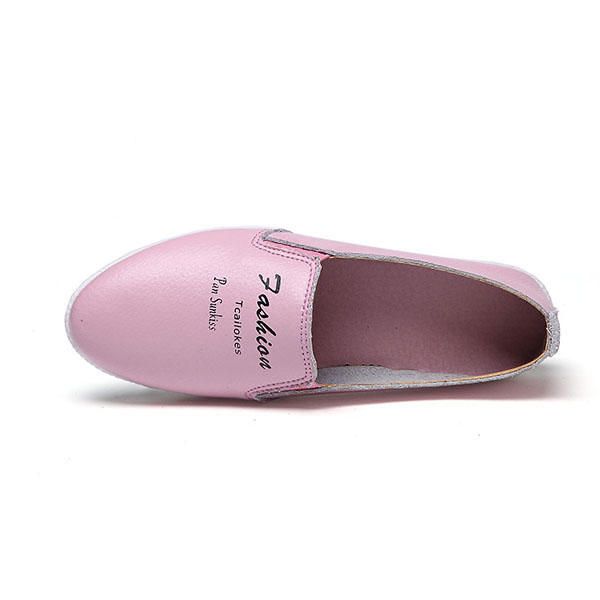 Mujeres Casual Slip On Flat Mocasines Pisos De Suela Suave Zapatos De Conducción Perezosa