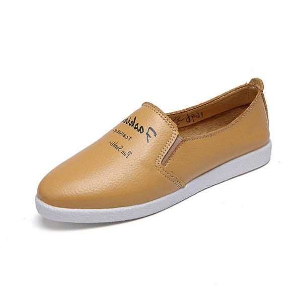 Mujeres Casual Slip On Flat Mocasines Pisos De Suela Suave Zapatos De Conducción Perezosa