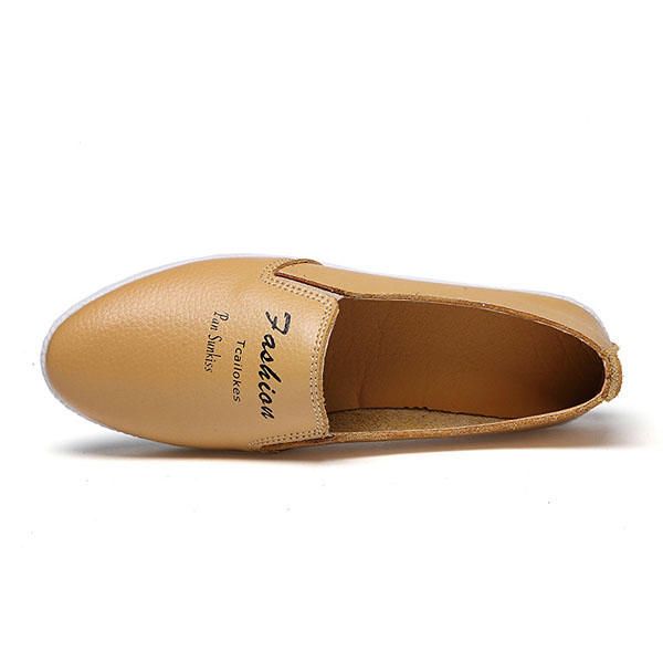 Mujeres Casual Slip On Flat Mocasines Pisos De Suela Suave Zapatos De Conducción Perezosa