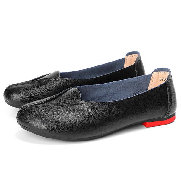 Mujeres Casual Slip On Lazy Flats Mocasines