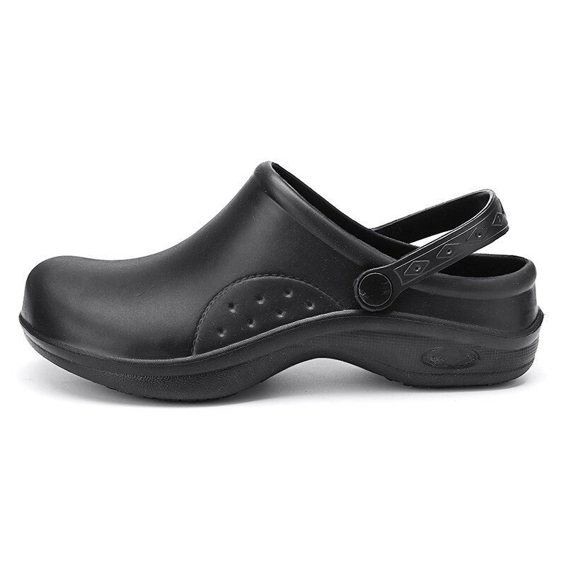 Mujeres Enfermería Médica Cocina Chef Slip On Slingback Shoes Flats