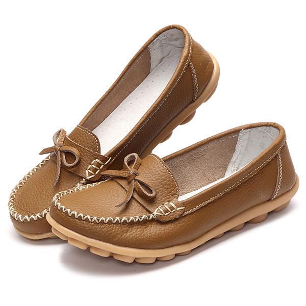 Slip On Casual Mujer Outdoor Round Toe Flat Mocasines Zapatos