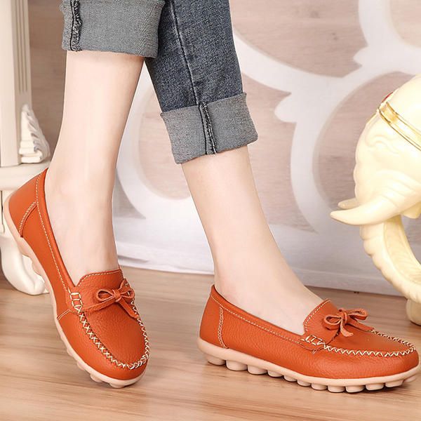 Slip On Casual Mujer Outdoor Round Toe Flat Mocasines Zapatos