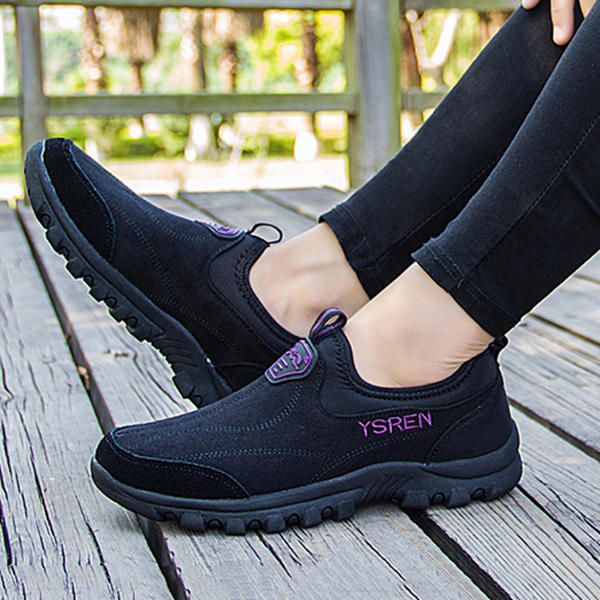 Zapatillas De Deporte Planas Suaves Y Transpirables Informales Al Aire Libre Para Mujer